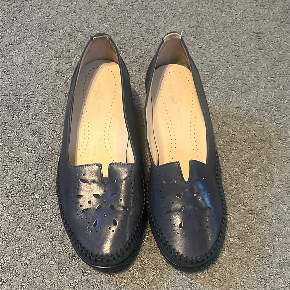 SAS Women's Navy Loafers